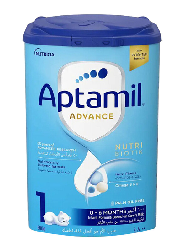 

Aptamil Advance 1 from 0 to 6 Months, 800g