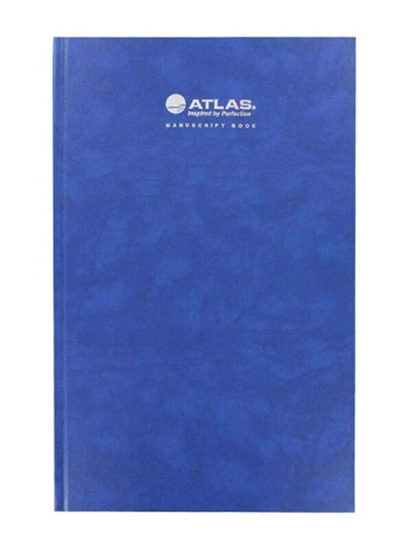 

Atlas Manuscript Note Book 4QR, 70 GSM, A5, Blue