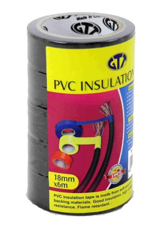 

Gtt 18mm x 6m PVC Insulation Tape, 1 Piece, Clear