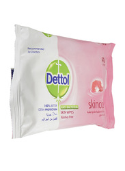 Dettol Anti-Bacterial Skincare Skin Wipes, 40 Pieces