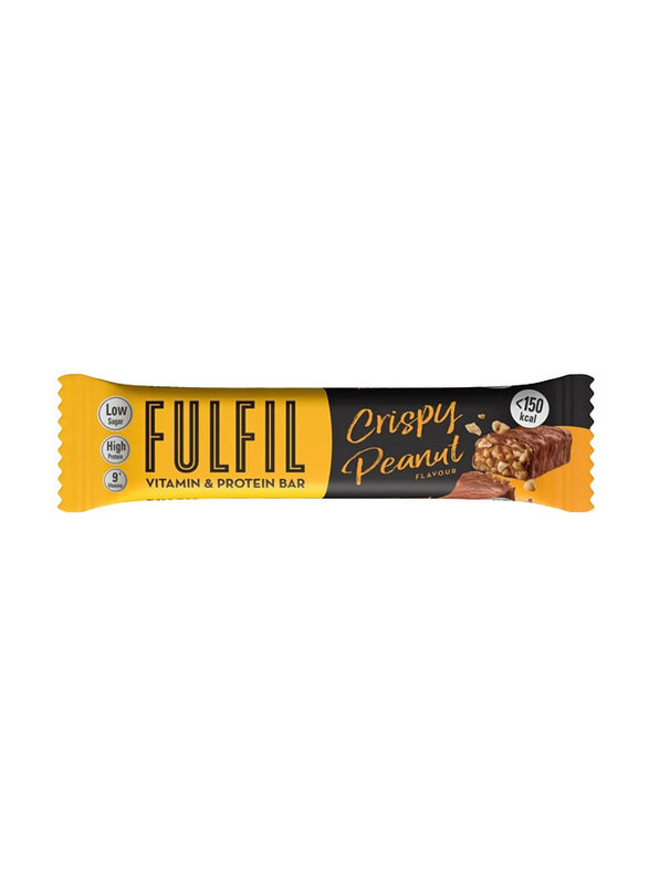 

Fulfil Crispy Peanut Flavour Vitamin & Protein Bar, 37g