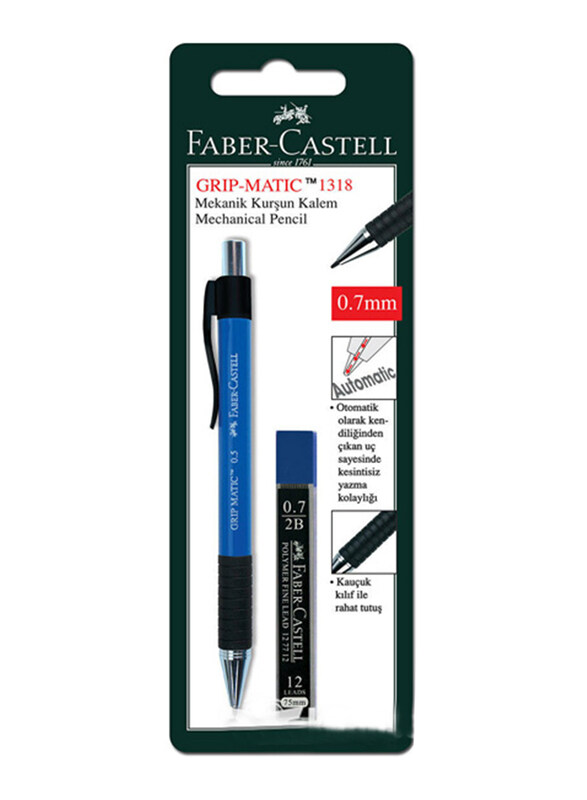 

Faber Castle Grip Matic Pencil with Refills, Black