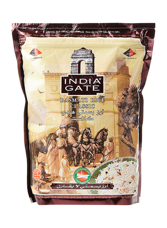 India Gate Indian Basmati Rice, 2 Kg