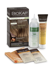 Biokap Nutricolor Delicato Permanent Rapid Hair Dye, 4.50 oz, 7.33 Golden Blond Wheat