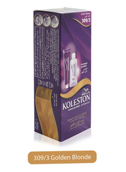 Wella Koleston Color Cream Semi Kit, 309/3 Golden Blonde, 100ml