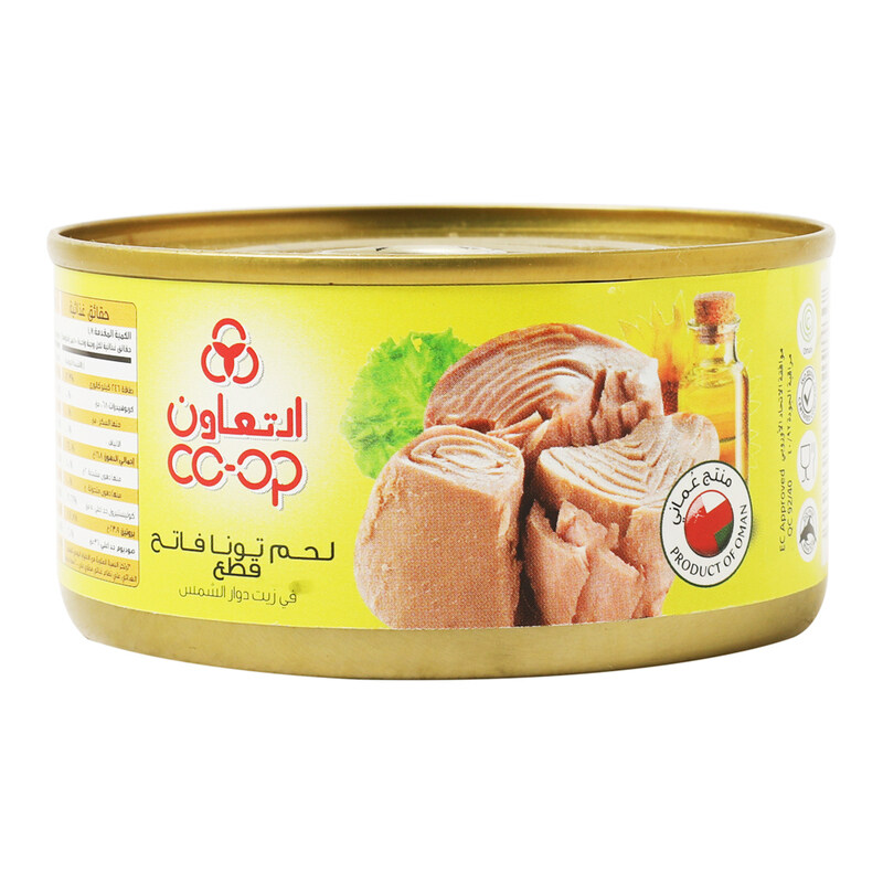 

CO-Op Light Meat Tuna Chunks in Sunflower Oil, 185g