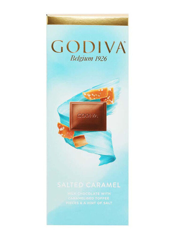 

Godiva Salted Caramel Milk Chocolate Bar, 90g