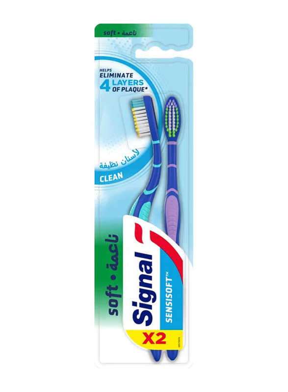 Signal Clean Soft Toothbrush, 2 Pieces