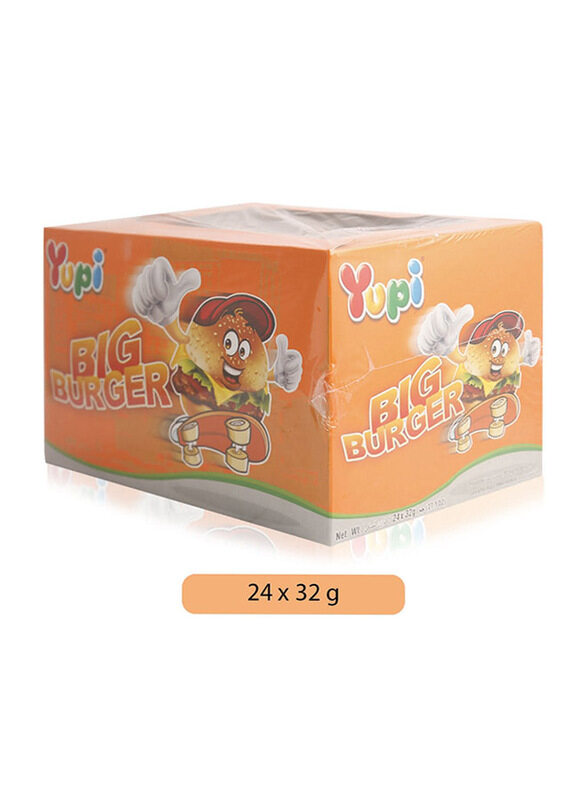 

Yupi Big Burger Jelly Candies - 24 x 32g