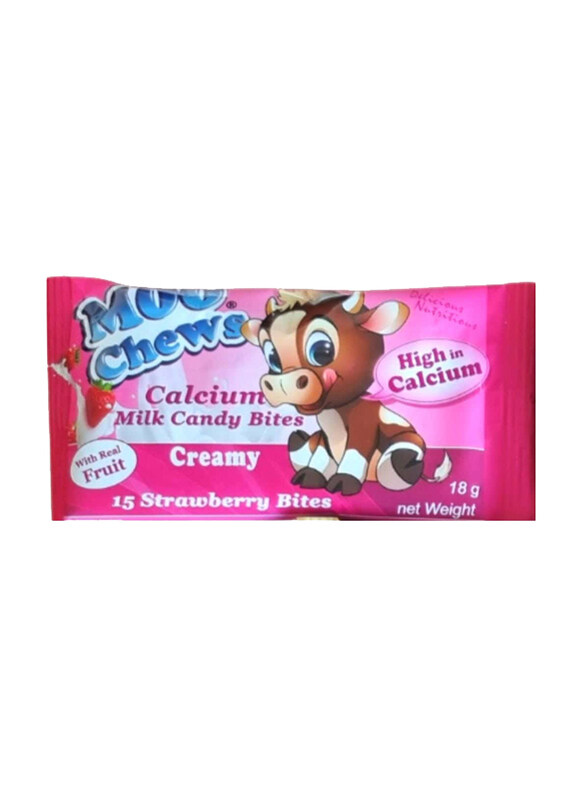 

Moo Chews Candy Strawberry, 18g