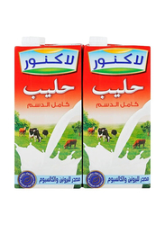 Lacnor Essentials Full Cream Milk - 4 x 1 Ltr