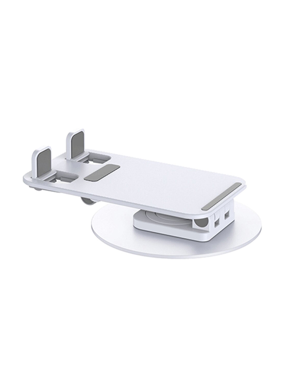 WiWu Universal Mobile Phone and Tablet Desktop Rotation Stand Holder, ZM109, White