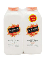 Femfresh Intimate Rebalance Talc Free Powder, 2 x 200gm