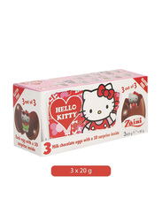 Zaini Hello Kitty Milk Chocolate, 3 Pieces x 20g