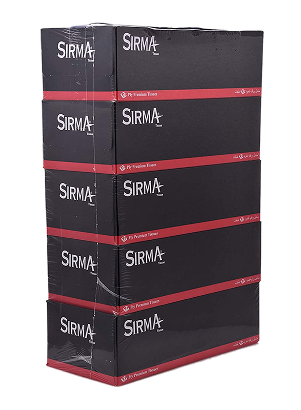 Sirma Premium Tissues, 5 Boxes x 100 Pieces
