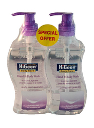 HiGeen Hand & Body Wash Wavy Sensitive, 2 x 500ml