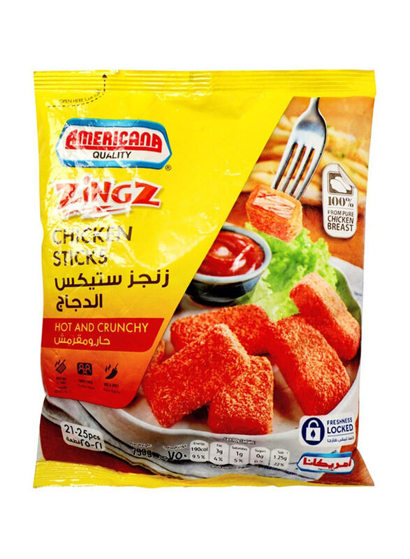 

Americana Zing Chicken Sticks, 21-25 Piece, 750g