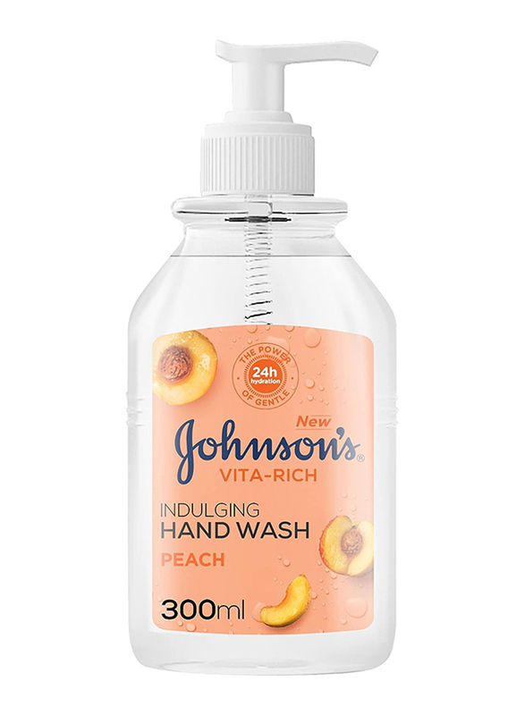 Johnson & Johnson Liquid Soap Peach, 300 ml