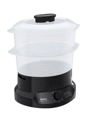 Tefal Mini Compact 2 Bowl Steamer Black