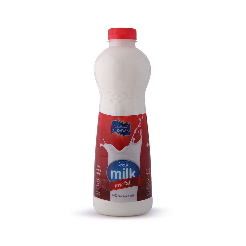 Al Rawabi Milk Low Fat, 1 Liters