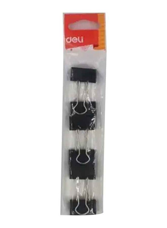 Deli Binder Clip Set 25mm, 6 Pieces