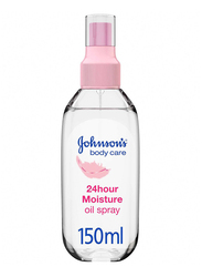 Johnson's 24 Hour Moisture Body Care Oil Spray, 150ml