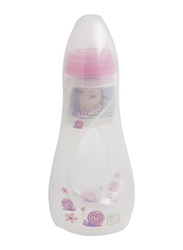 Pur Twist Gripper Bpa Free Nipple Bottle, 250ml, Pink/Clear