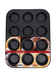 Homemaker 12-Cup Mini Muffin Pan, Black