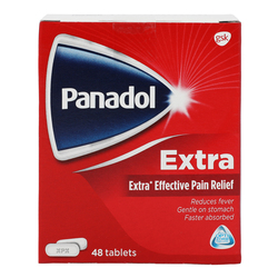 Panadol Extra with Optizorb Effective Pain Relief Tablets, 48 Tablets