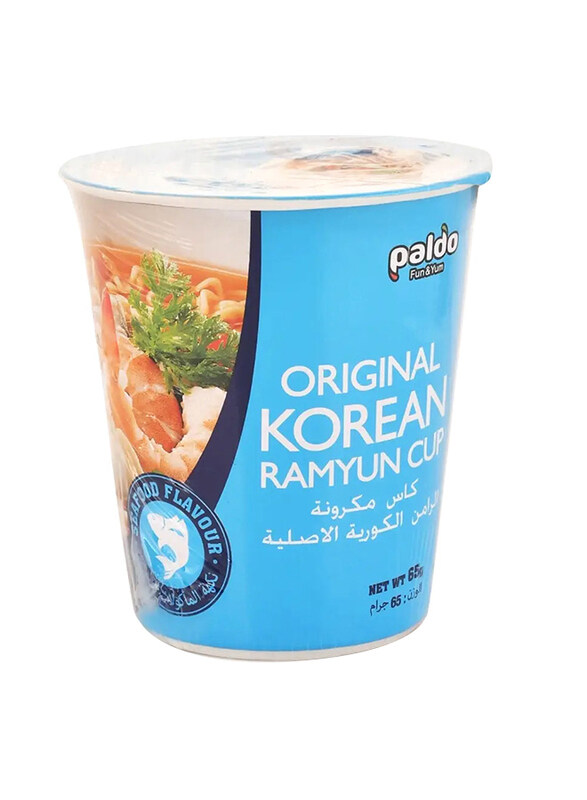 

Paldo Original Korean Seafood Ramyun Noodles Cup, 65g