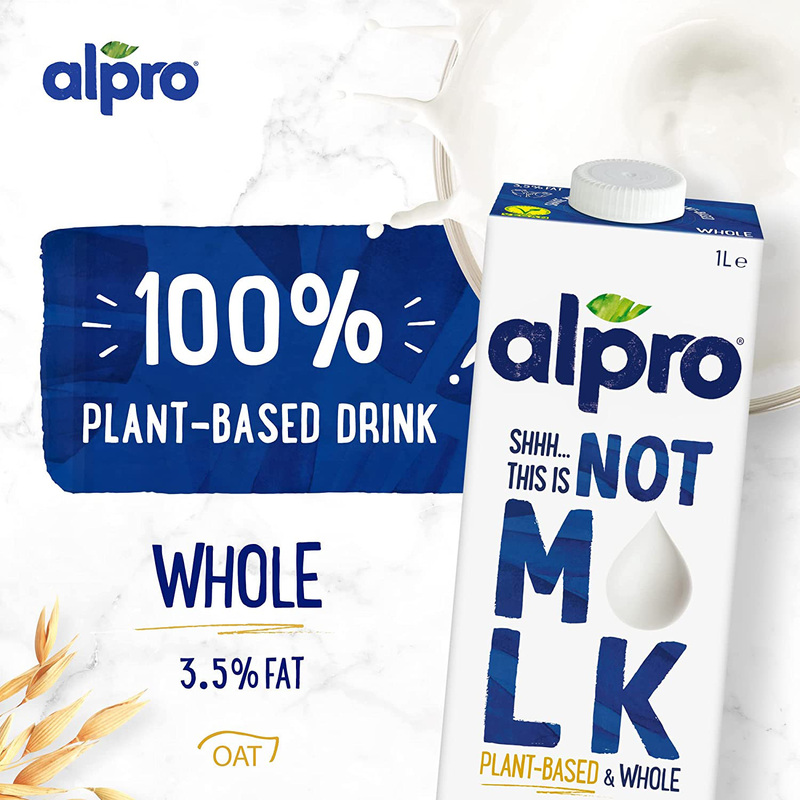 Alpro Shhh This Is Not Milk Plant Based & Whole, 1 Liter