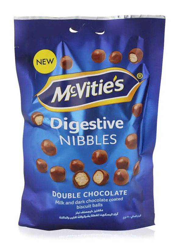 McVities Nibbles Double Chocolate - 120g