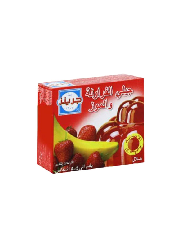 Green's Strawberry and Banana Jelly, 80g
