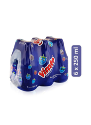 Vimto Blue Rasberry Fruit Flavored Juice Drink - 6 x 250ml