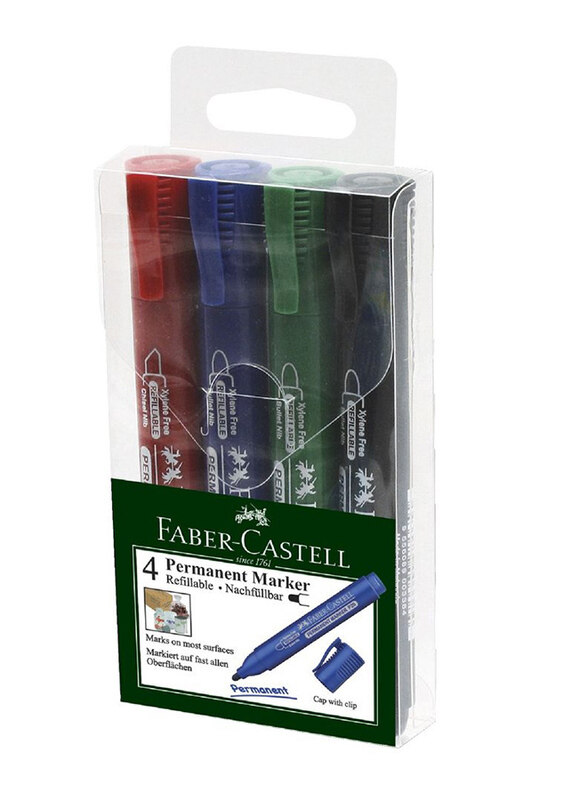 

Faber-Castell Permanent Marker, 4 Pieces