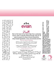 Evian Natural Mineral Water - 6 x 500ml