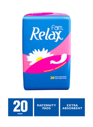 FAM Relax Natural Cotton Feel Maternity Sanitary Pads - 20 Pads