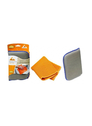 Auto Care Bug & Shine Sponge & Cloth, CWS-108, Multicolour