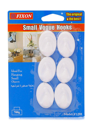 Fixon Small Vogue Hooks, 6 Pieces