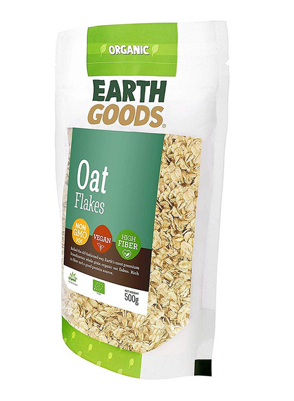 Earth Goods Organic Oat flakes, 500g