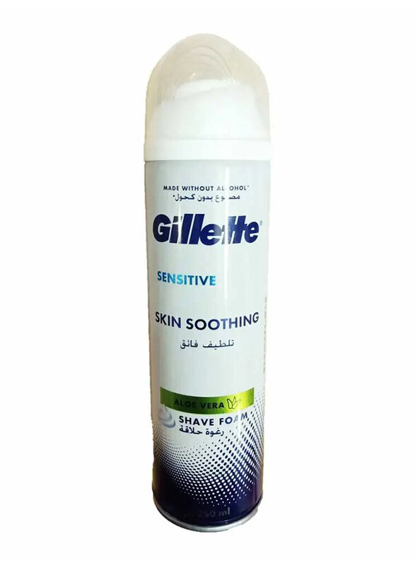 

Gillette Sensitive Soothing Shaving Foam, 250ml