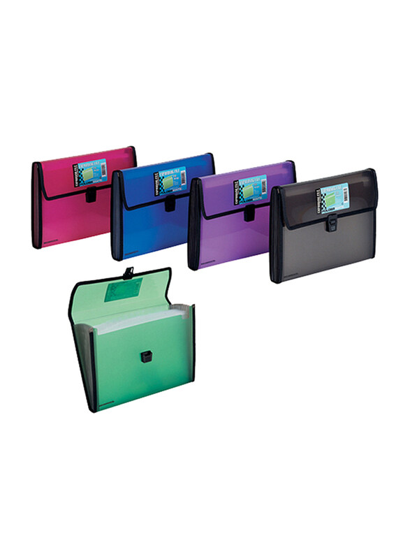 

Foldermate A4 Expanding File, 12 Pockets, Assorted