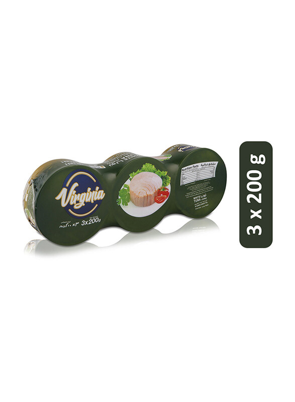

Al Ain White Solid Tuna in Sunflower Oil, 3 x 200 g