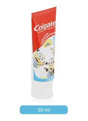 Colgate Minions Mild Mint Flavor Toothpaste for Kids, 6 + Years, 50ml