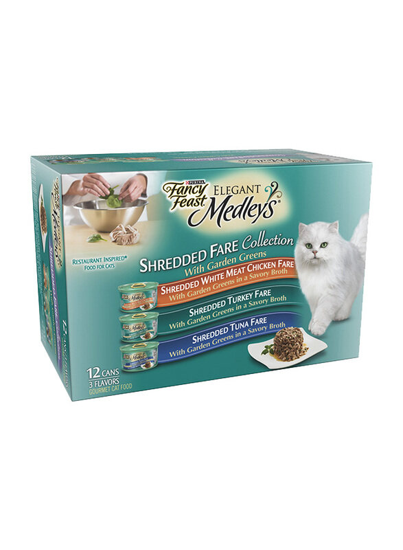 

Purina Fancy Feast Elegant Medleys Wet Cat Food, 12 Cans x 85 grams