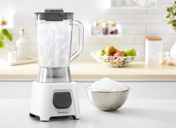 Moulinex 1.5L Plastic Smoothie Maker Blender, 450W, LM2B3127, White