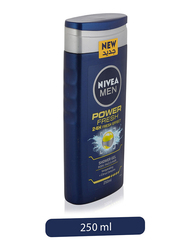 Nivea Men Power Fresh 24H Fresh Effect Shower Gel, 250ml