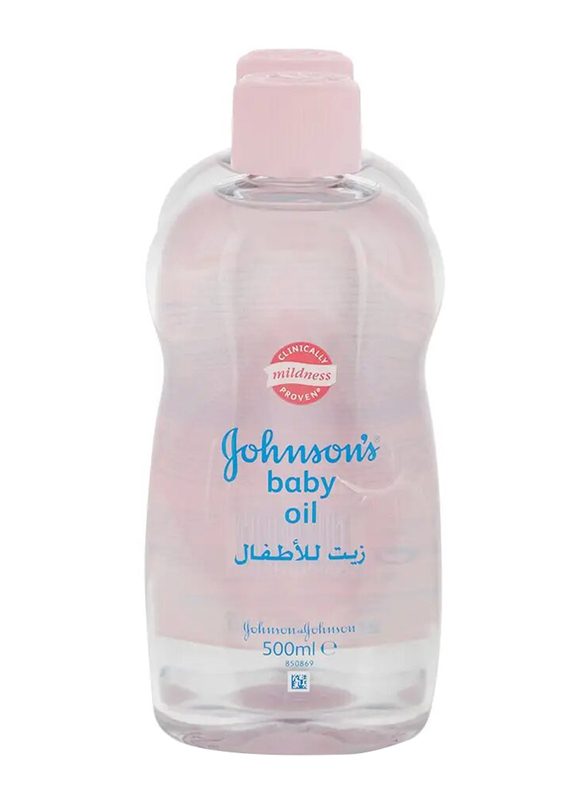 Johnson's Baby Oil, 2 x 500ml