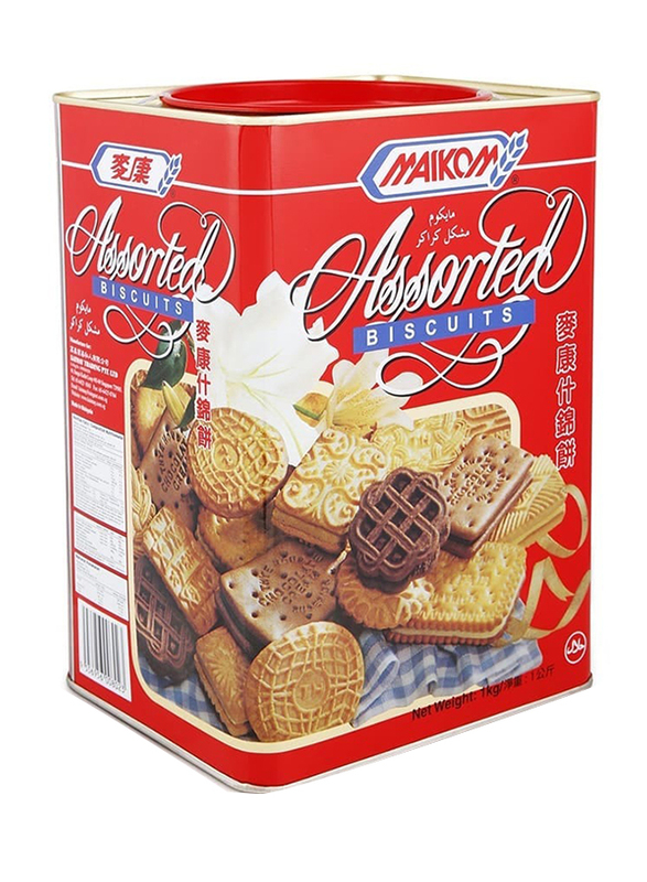 Maikom Assorted Cream Biscuits, 1Kg