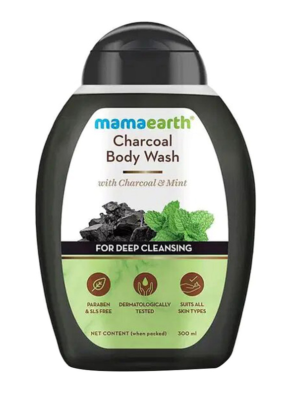 

Mamaearth Charcoal Deep Cleansing Body Wash, 300ml